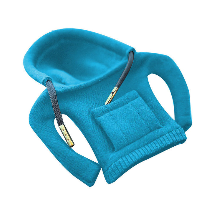 Cotton Protective Gear Shift Cover - ShiftEase-Blue-Nora Luxe