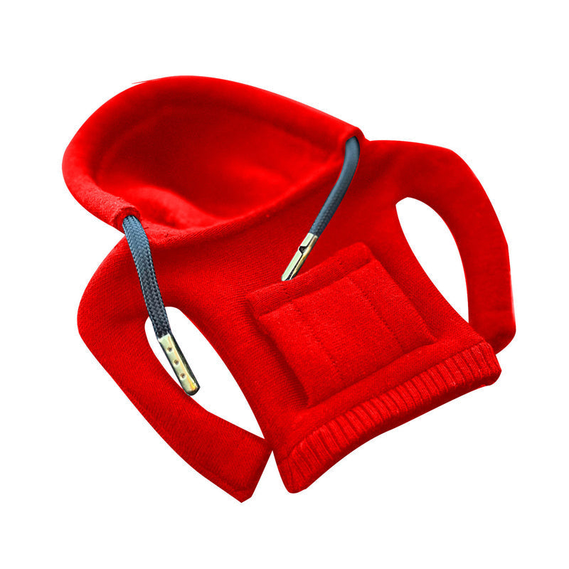 Cotton Protective Gear Shift Cover - ShiftEase-Poinsettia-Nora Luxe