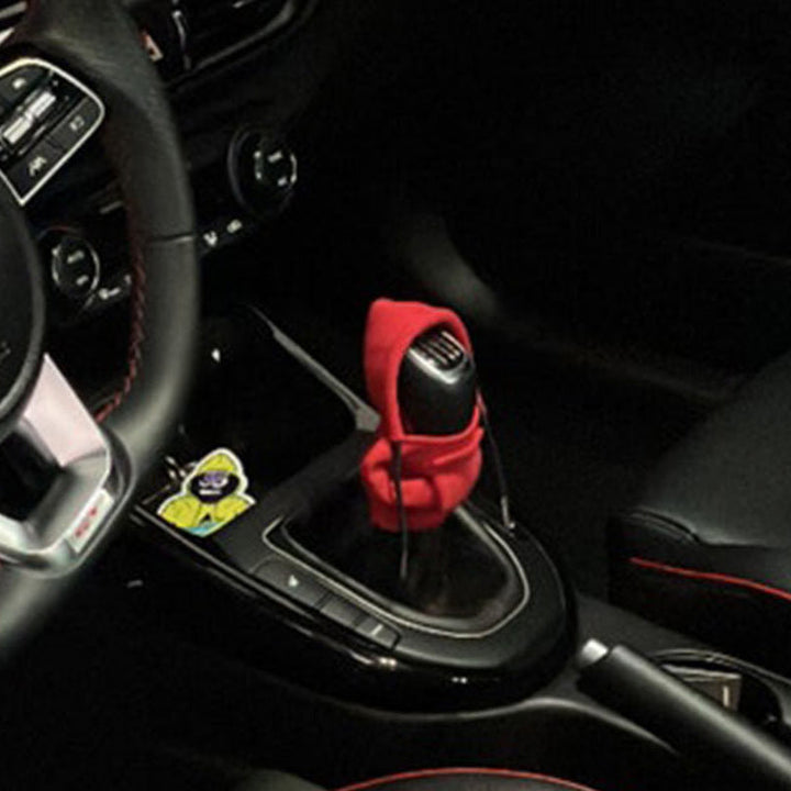 Cotton Protective Gear Shift Cover - ShiftEase-Poinsettia-Nora Luxe