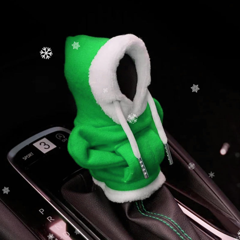 Cotton Protective Gear Shift Cover - ShiftEase-Poinsettia-Nora Luxe