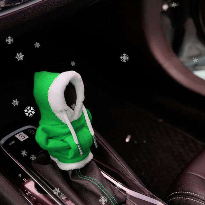 Cotton Protective Gear Shift Cover - ShiftEase-Poinsettia-Nora Luxe