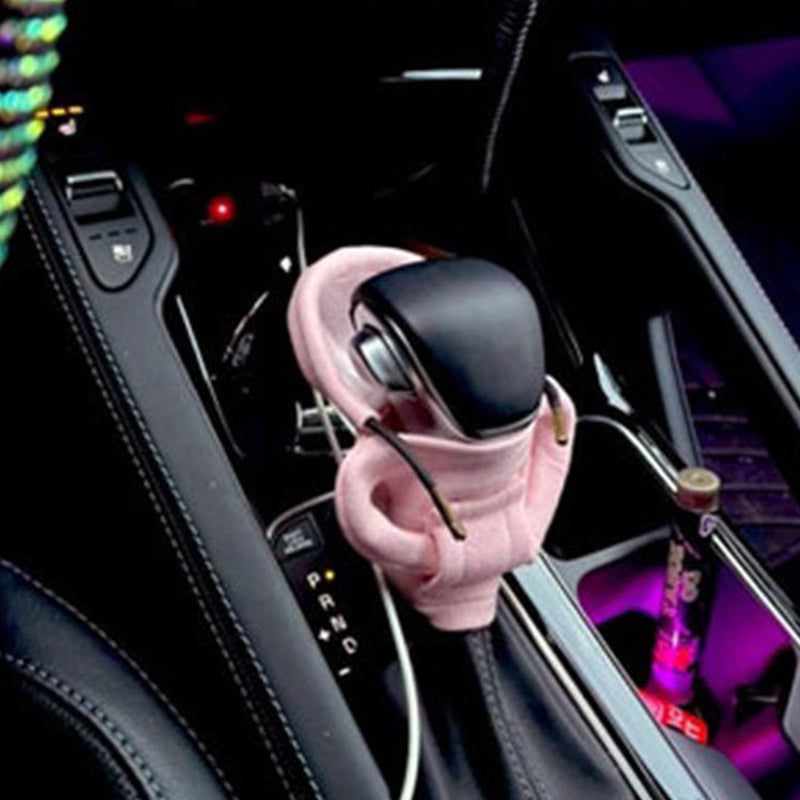 Cotton Protective Gear Shift Cover - ShiftEase-Poinsettia-Nora Luxe
