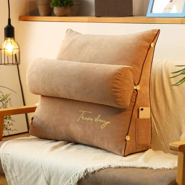 Ergonomic wedge-shaped back support cushion – Relaxa