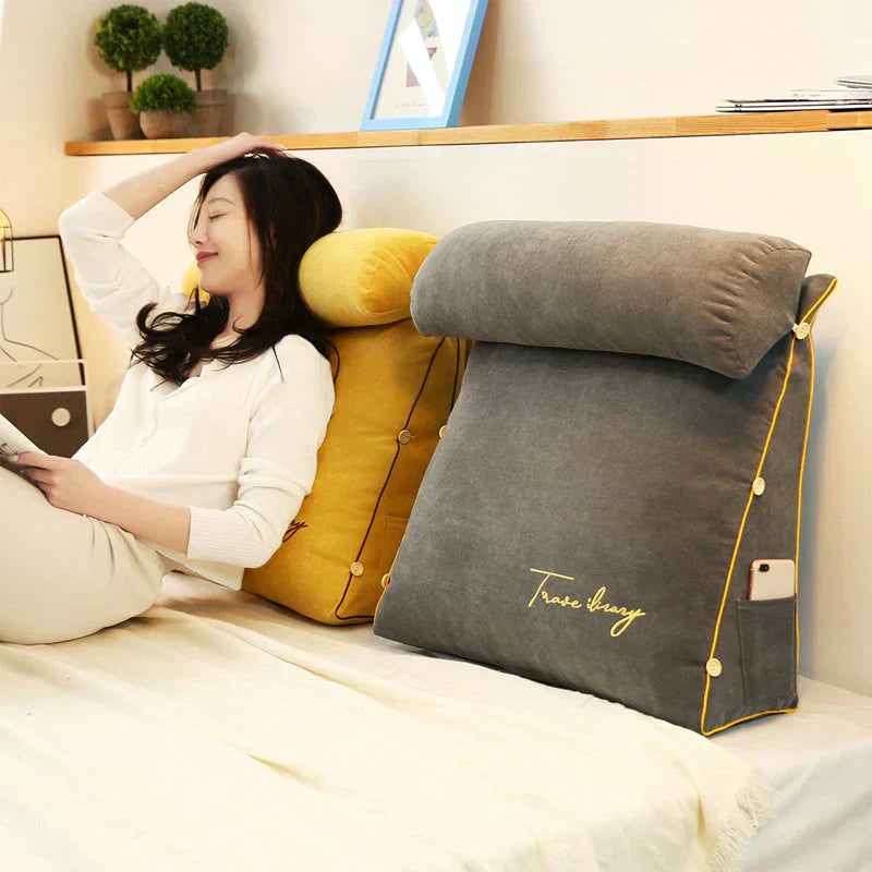 Ergonomic wedge-shaped back support cushion – Relaxa