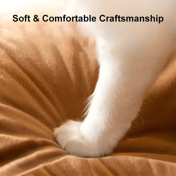 Cozy Tenthuis for Pets - PurrPalace-Brown-S-Nora Luxe
