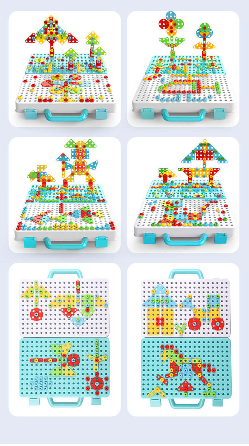 Creative Construction Set with Toy Drill - BuildyDrill-Nora Luxe