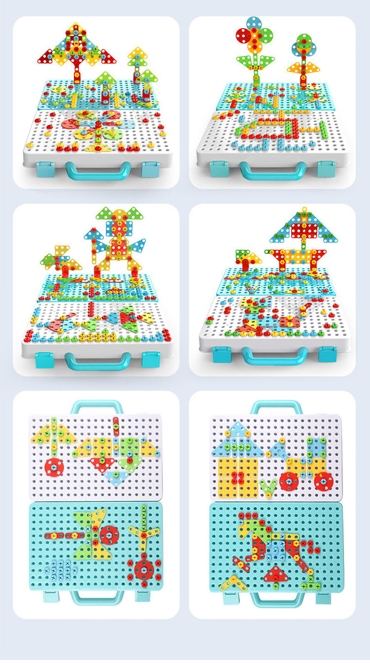 Creative Construction Set with Toy Drill - BuildyDrill-Nora Luxe
