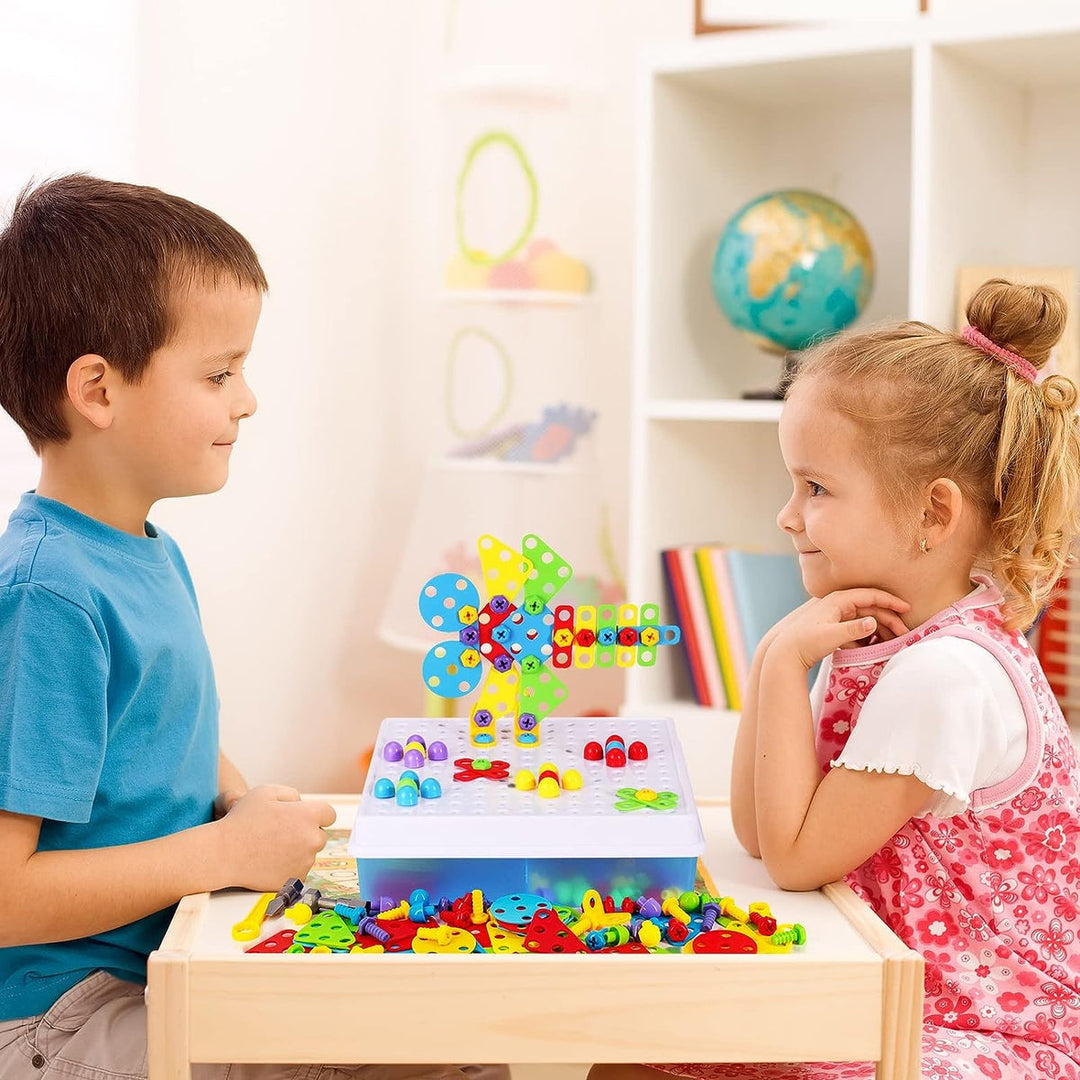 Creative Construction Set with Toy Drill - BuildyDrill-Nora Luxe