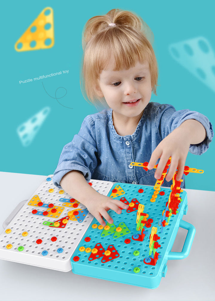 Creative Construction Set with Toy Drill - BuildyDrill-Nora Luxe