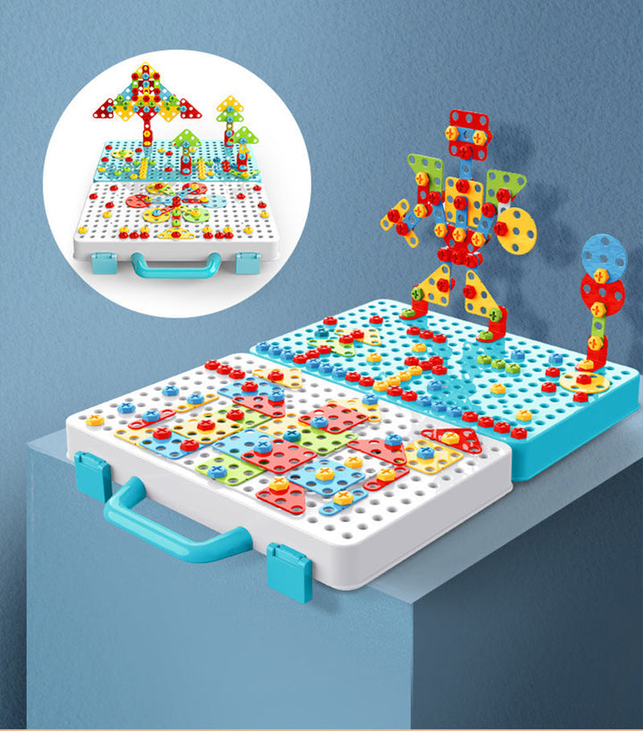 Creative Construction Set with Toy Drill - BuildyDrill-Nora Luxe