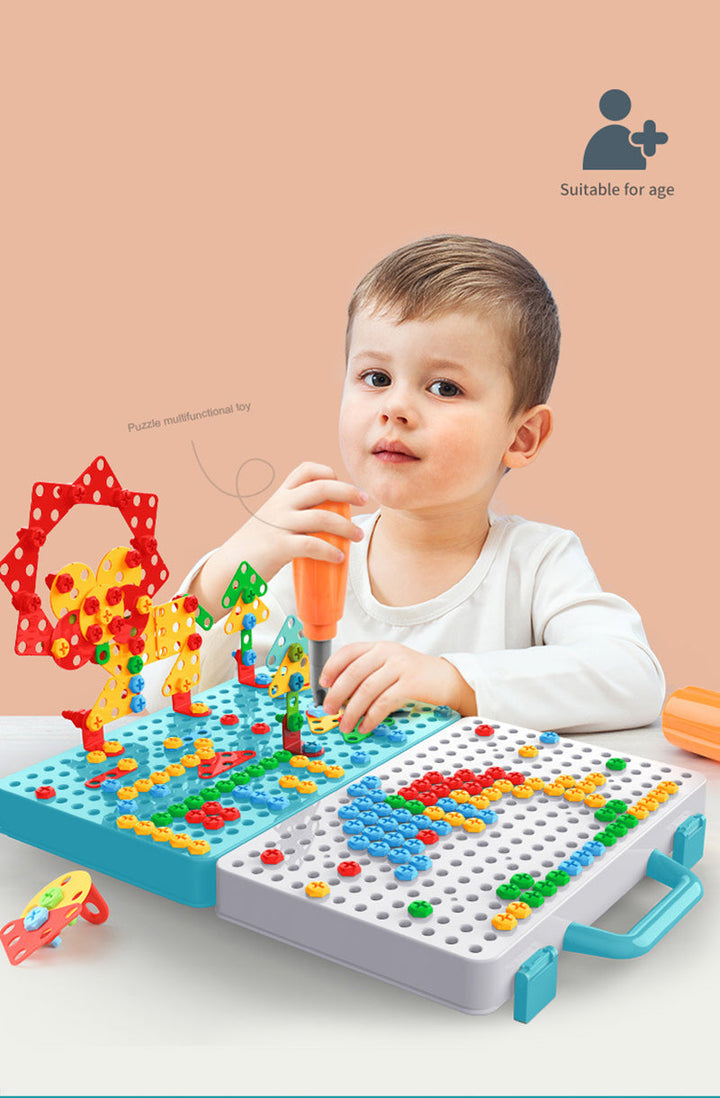 Creative Construction Set with Toy Drill - BuildyDrill-Nora Luxe