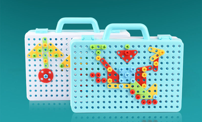 Creative Construction Set with Toy Drill - BuildyDrill-Nora Luxe