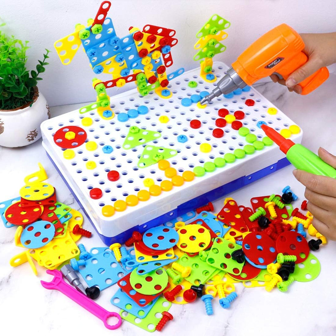 Creative Construction Set with Toy Drill - BuildyDrill-Nora Luxe