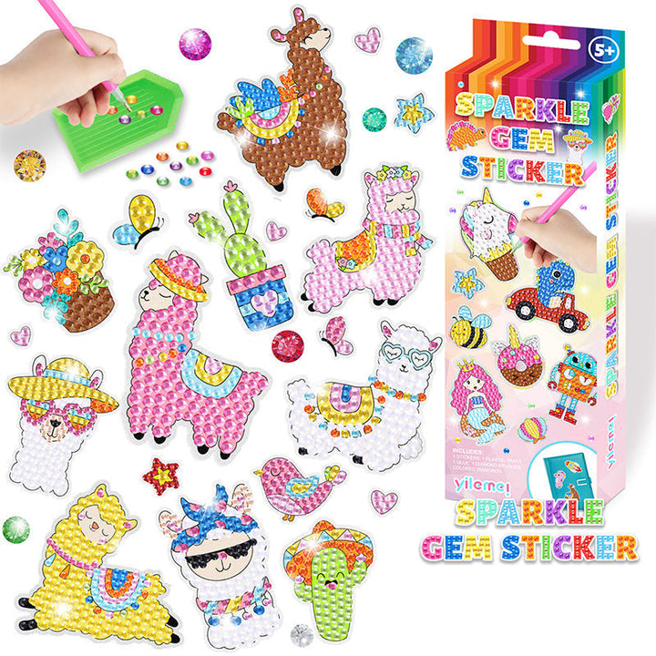 Creative Diamond Sticker Set - ShinyGem-Alpaca-Nora Luxe