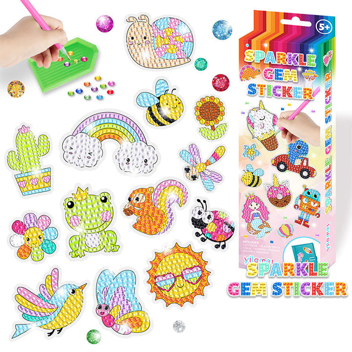 Creative Diamond Sticker Set - ShinyGem-Animals-Nora Luxe