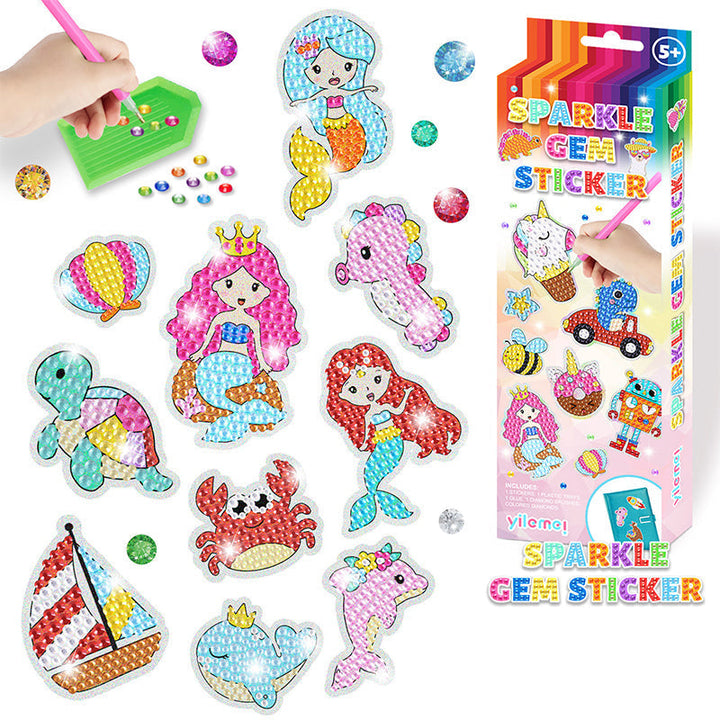 Creative Diamond Sticker Set - ShinyGem-Sea-Nora Luxe