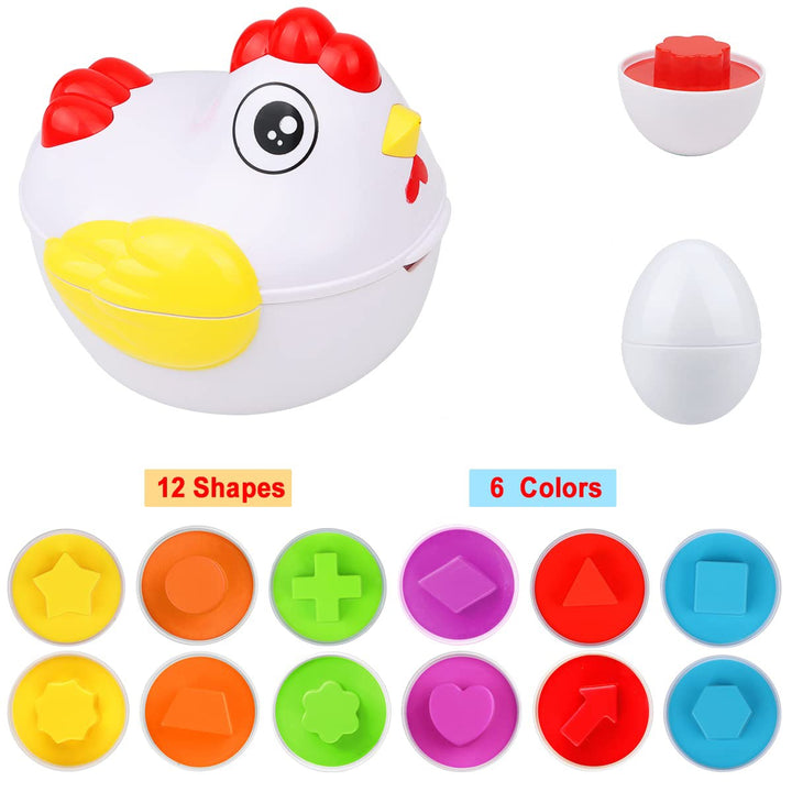 Creative Egg Puzzle for Children - EggCiting Puzzle Set-Egg Carton-Nora Luxe