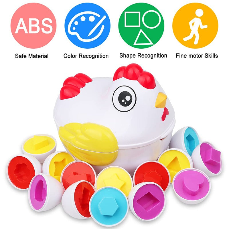 Creative Egg Puzzle for Children - EggCiting Puzzle Set-Egg Carton-Nora Luxe