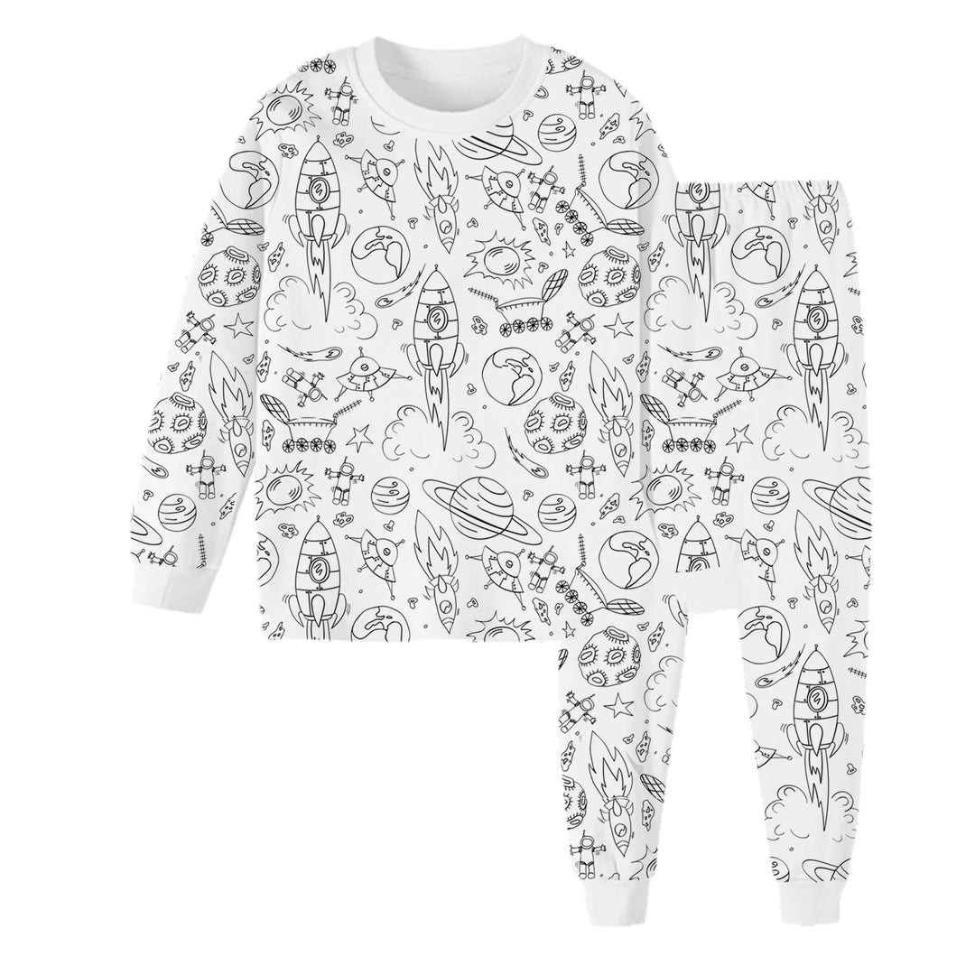 Creative Kids Pajama - DreamArt-Space Mission-3 Years-Nora Luxe