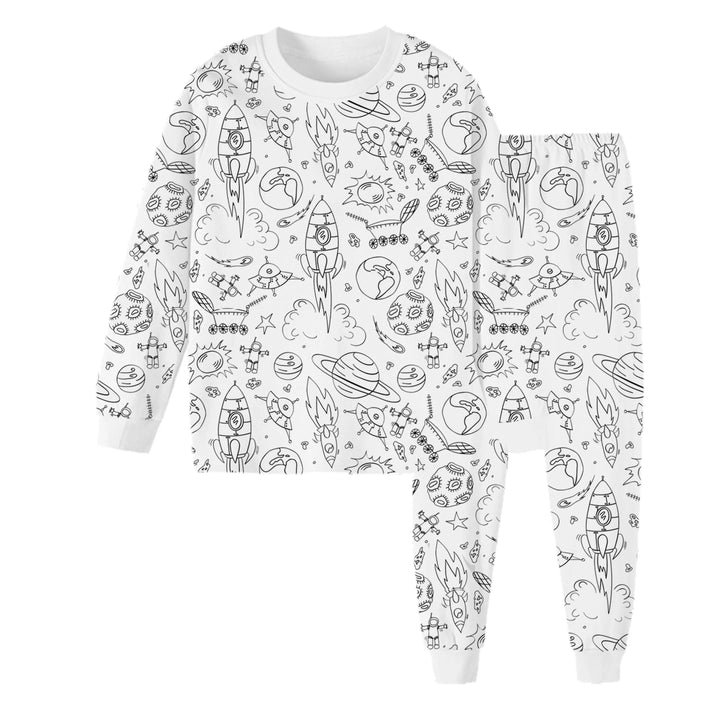 Creative Kids Pajama - DreamArt-Space Mission-3 Years-Nora Luxe