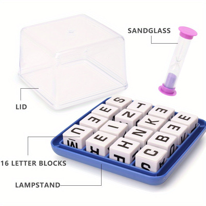 Creative Table Game for Finding Words - LetterRace-Nora Luxe