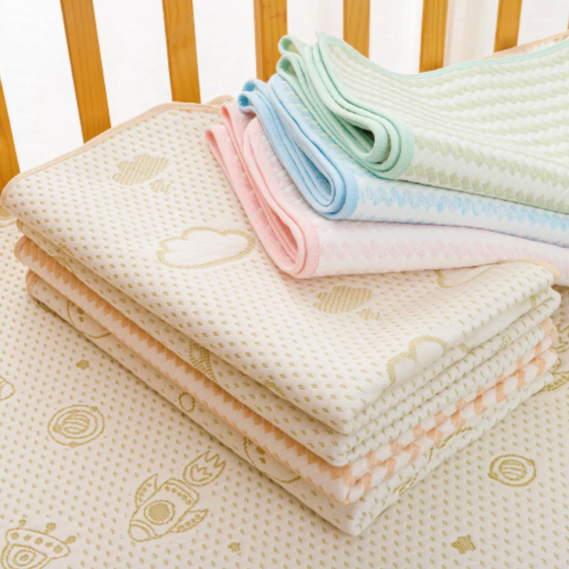 Crib Mattress Protector - DreamGuard-Rocket-19.7 × 27.6 inches-2-Pack-Nora Luxe