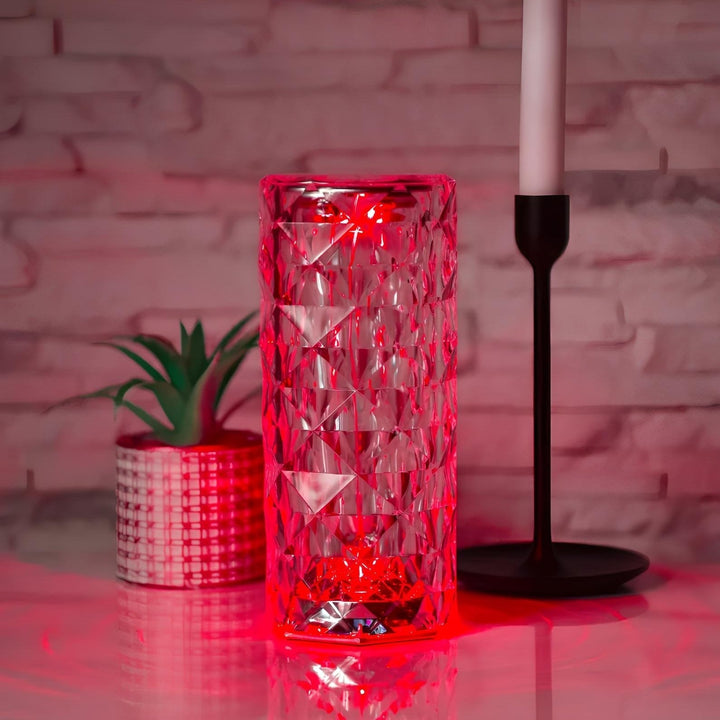 Crystal Table Lamp with Touch Control - Aurora-Nora Luxe