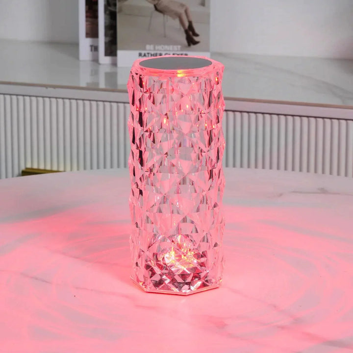 Crystal Table Lamp with Touch Control - Aurora-Nora Luxe