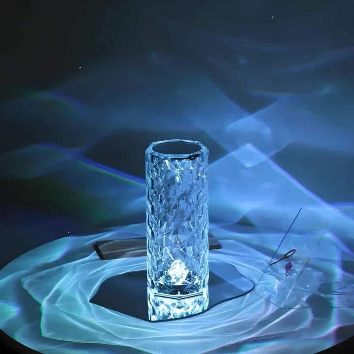Crystal Table Lamp with Touch Control - Aurora-Nora Luxe