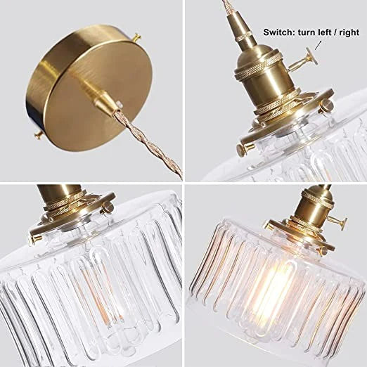 Crystal Vintage Pendant Lamp - Harrison-Green-Some Headings-Nora Luxe