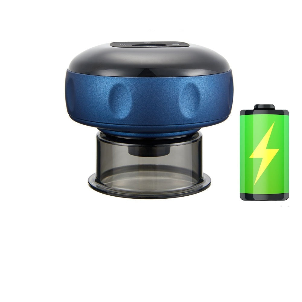 Cupping Therapy Massager - ThermaCupp-Blue-Nora Luxe