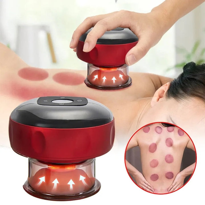 Cupping Therapy Massager - ThermaCupp-Red-Nora Luxe