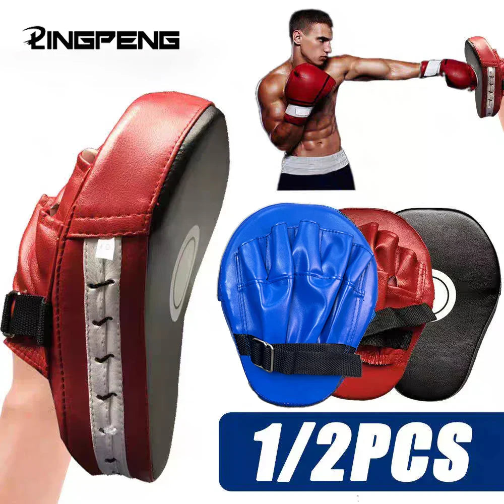 Curved Boxing Path - StrikeShield-Red-Nora Luxe