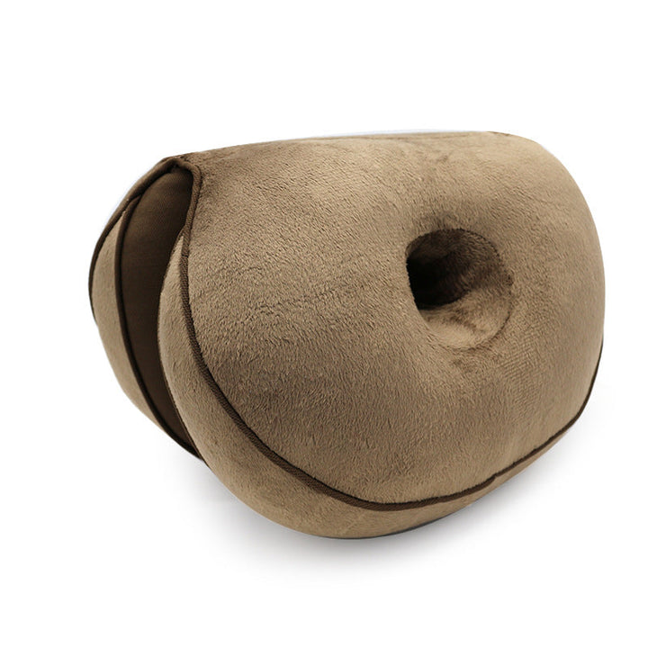 Cushion for Lower Back Pain - ComfortLift-Brown-Nora Luxe