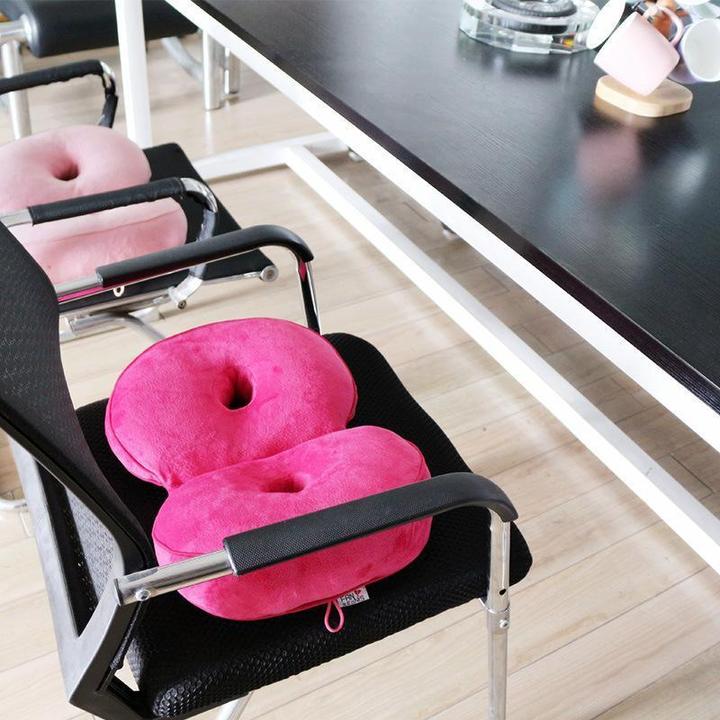 Cushion for Lower Back Pain - ComfortLift-Red-Nora Luxe