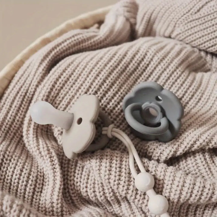 Cute Bear Pacifier Chain - TeddyClip-Ochre Yellow-Nora Luxe