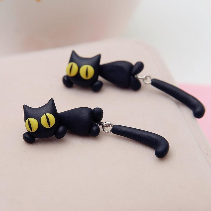 Cute Cat Paw Earrings - Purrfect Paws-Nora Luxe
