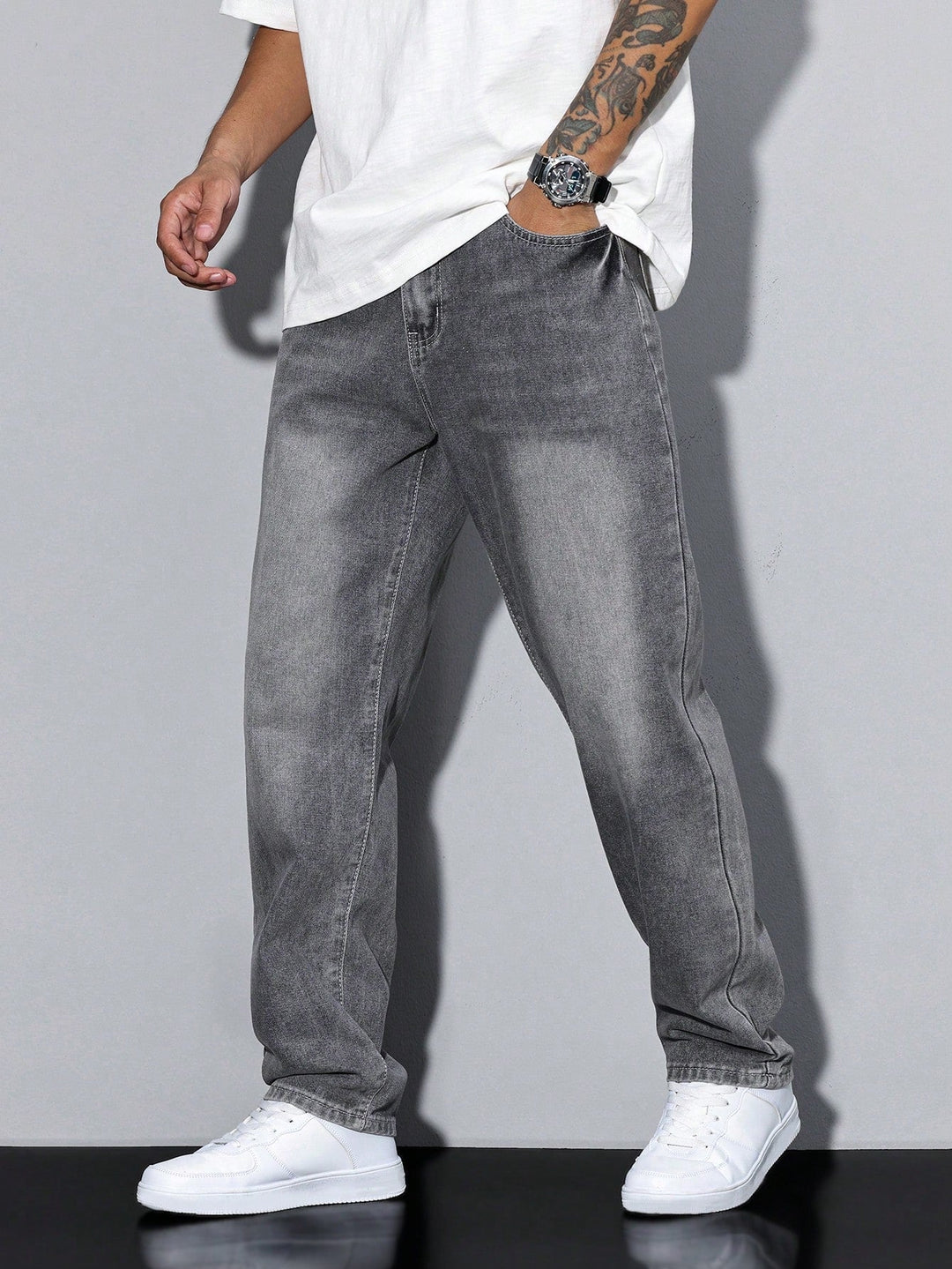 Casual men's jeans with straight leg – Milan