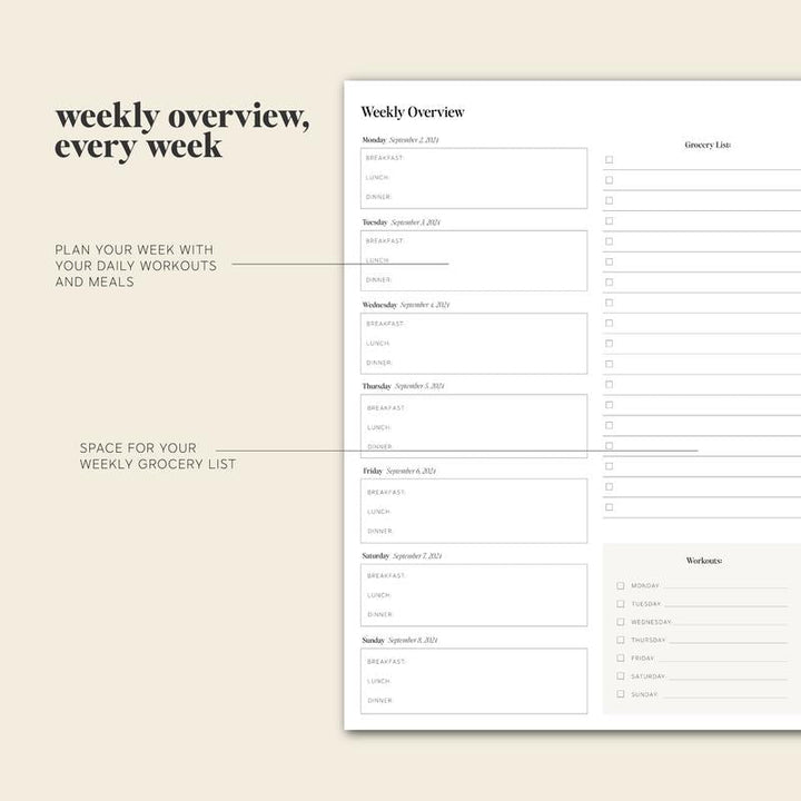 Daily Planner 24-25 - PlanEase-Nora Luxe