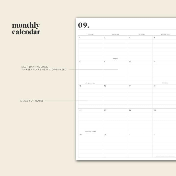 Daily Planner 24-25 - PlanEase-Nora Luxe