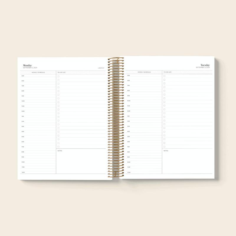 Daily Planner 24-25 - PlanEase-Nora Luxe