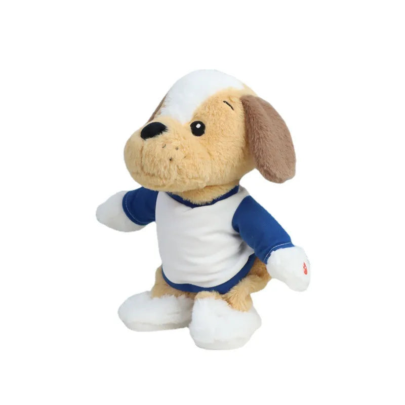 Dancing & Singing Dog Plush Toy - BootyBeats Pup-Brown White-Nora Luxe