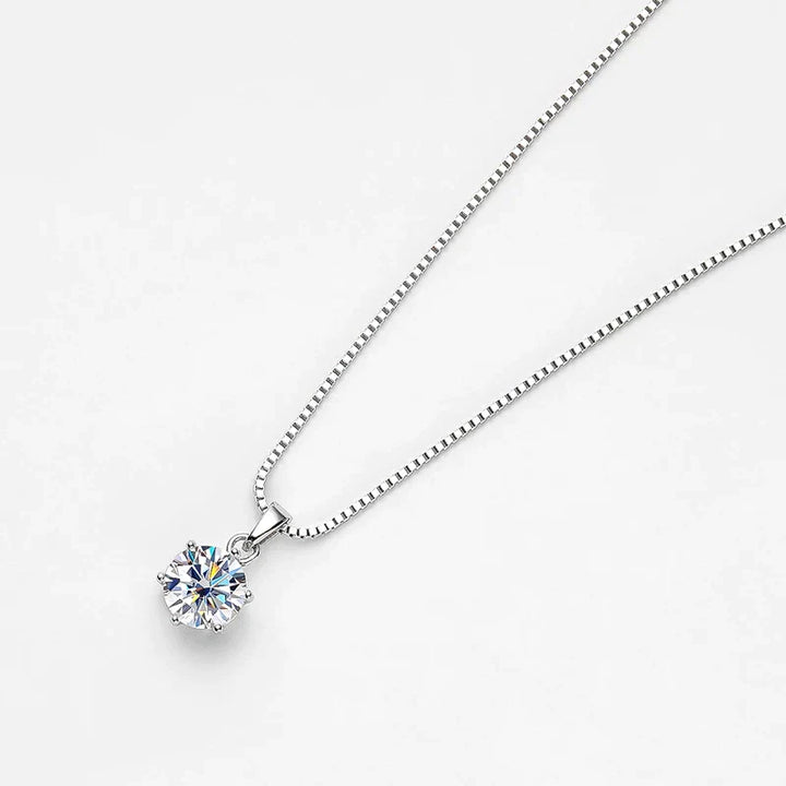 Dazzling Moissanite Necklace-Nora Luxe