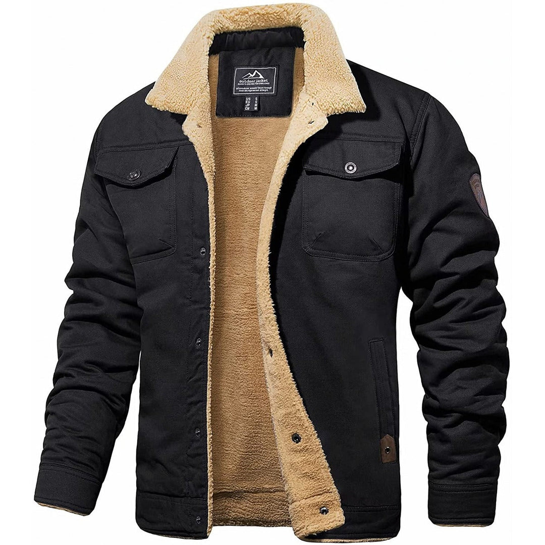 DEAVON - Timeless Bomber Jacket for Men-Black-S-Nora Luxe