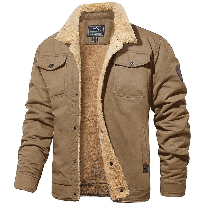 DEAVON - Timeless Bomber Jacket for Men-Khaki-S-Nora Luxe