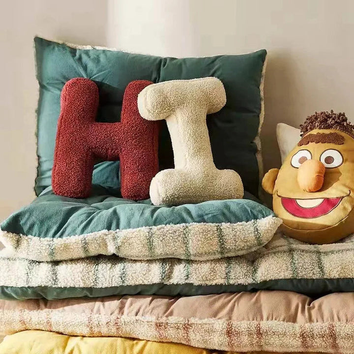 Decorative Alphabet Cushion – LetterLounge-A-The Livary