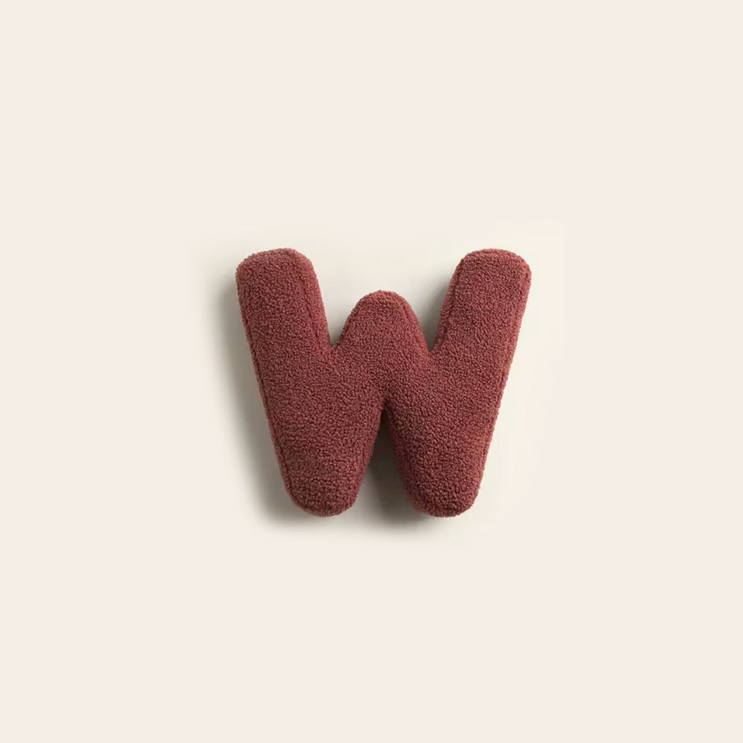 Decorative Alphabet Cushion – LetterLounge-W-The Livary