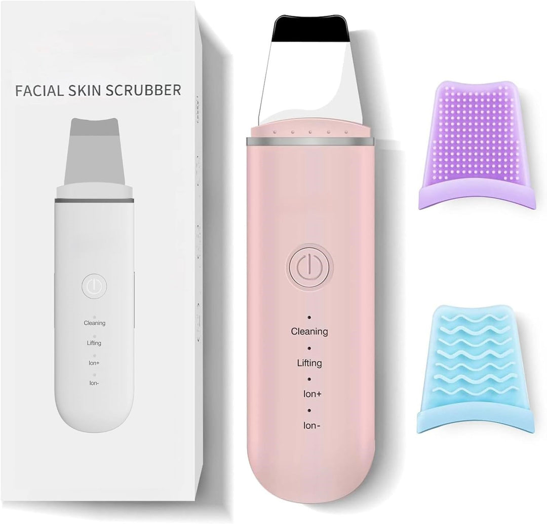 Deep Cleansing Skin Scrubber-Pink-Nora Luxe