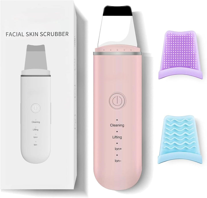 Deep Cleansing Skin Scrubber-Pink-Nora Luxe