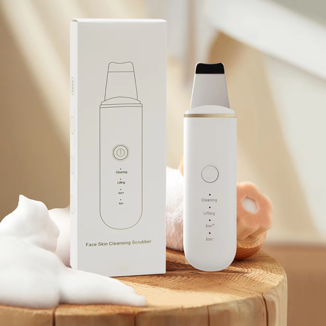 Deep Cleansing Skin Scrubber-White-Nora Luxe